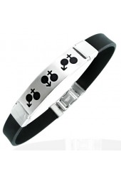 SALE - Unisex apyrankė su plieno dekoracija